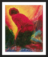 Wall Frame Black - Annunciation by B. Gilroy