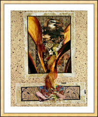 Wall Frame Gold - Birds of Paradise by B. Gilroy