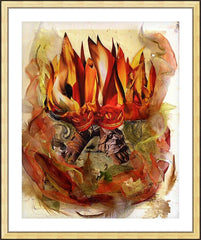 Wall Frame Gold - Call of Moses by B. Gilroy