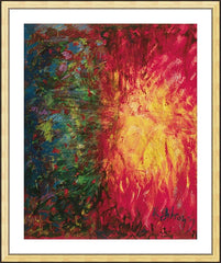Wall Frame Gold - Crucifixion by B. Gilroy