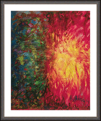 Wall Frame Espresso - Crucifixion by B. Gilroy