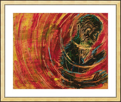 Wall Frame Gold - Call To Prayer by B. Gilroy