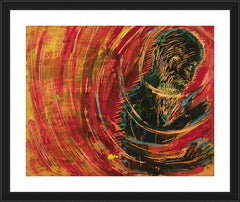 Wall Frame Black - Call To Prayer by B. Gilroy