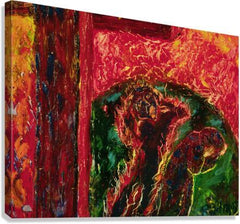 Canvas Print - Cross, The World and Fire by B. Gilroy