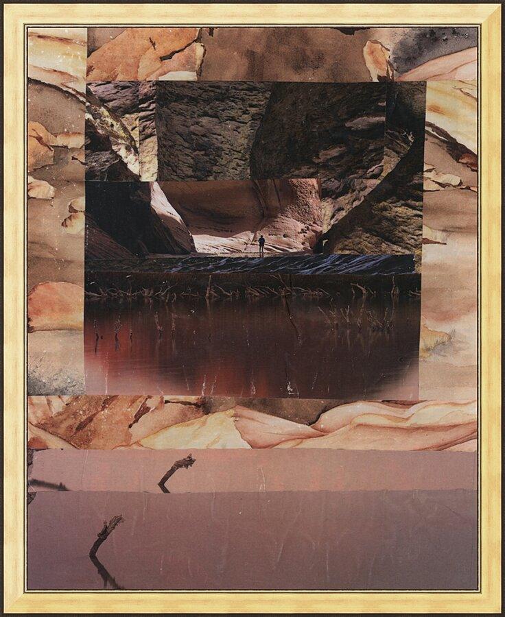Wall Frame Gold - Desert Light by B. Gilroy