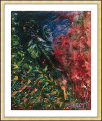 Wall Frame Gold - Eagle Feather by B. Gilroy