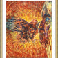 Wall Frame Gold, Matted - Eagle and Blind Elder by Fr. Bob Gilroy, SJ - Trinity Stores