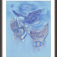 Wall Frame Espresso, Matted - Eagle Flying in Freedom by Fr. Bob Gilroy, SJ - Trinity Stores