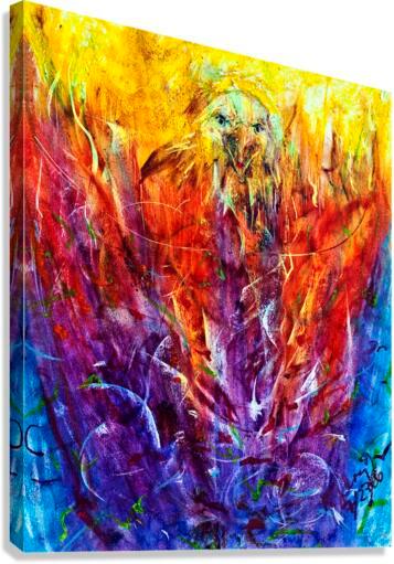 Canvas Print - Eagles In Fire by B. Gilroy