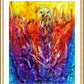 Wall Frame Gold, Matted - Eagles In Fire by B. Gilroy