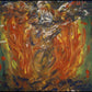 Canvas Print - Eagle in Fire That Does Not Burn by B. Gilroy