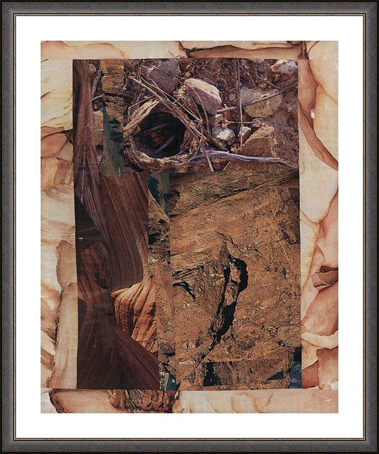 Wall Frame Espresso, Matted - Empty Tomb by B. Gilroy