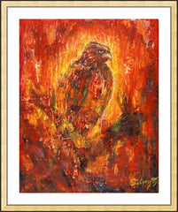 Wall Frame Gold - Eagle Eye by B. Gilroy