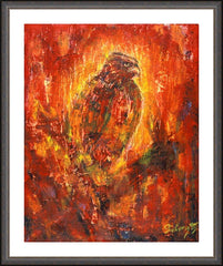 Wall Frame Espresso - Eagle Eye by B. Gilroy