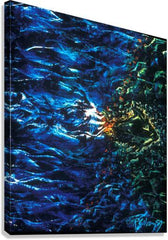 Canvas Print - Fish Fossil by B. Gilroy