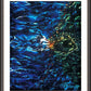 Wall Frame Espresso, Matted - Fish Fossil by B. Gilroy