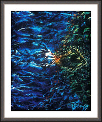 Wall Frame Espresso - Fish Fossil by B. Gilroy