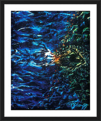 Wall Frame Black - Fish Fossil by B. Gilroy