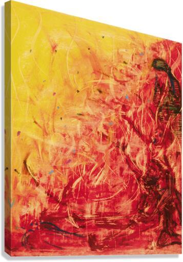 Canvas Print - Figures In Flames by B. Gilroy