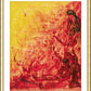 Wall Frame Gold, Matted - Figures In Flames by Fr. Bob Gilroy, SJ - Trinity Stores