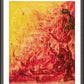 Wall Frame Espresso, Matted - Figures In Flames by B. Gilroy