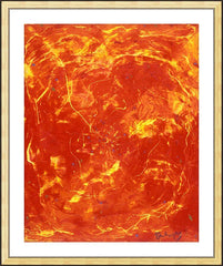 Wall Frame Gold - Flames of Love by B. Gilroy