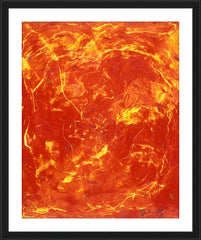 Wall Frame Black - Flames of Love by B. Gilroy