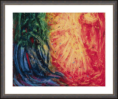 Wall Frame Espresso - Gleam Of Glory by B. Gilroy