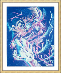 Wall Frame Gold - Hand Scrapes a Profile by B. Gilroy