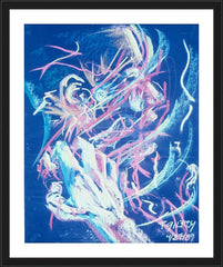 Wall Frame Black - Hand Scrapes a Profile by B. Gilroy