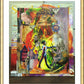 Wall Frame Gold, Matted - Healing the Lame by Fr. Bob Gilroy, SJ - Trinity Stores