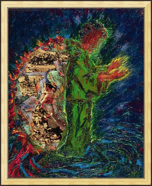 Wall Frame Gold - In The Wilderness by B. Gilroy