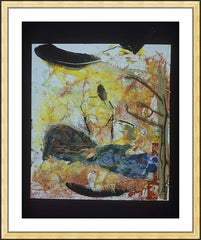 Wall Frame Gold - Lakota Pieta by B. Gilroy