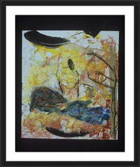 Wall Frame Black - Lakota Pieta by B. Gilroy