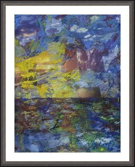 Wall Frame Espresso, Matted - Let There Be Light by B. Gilroy