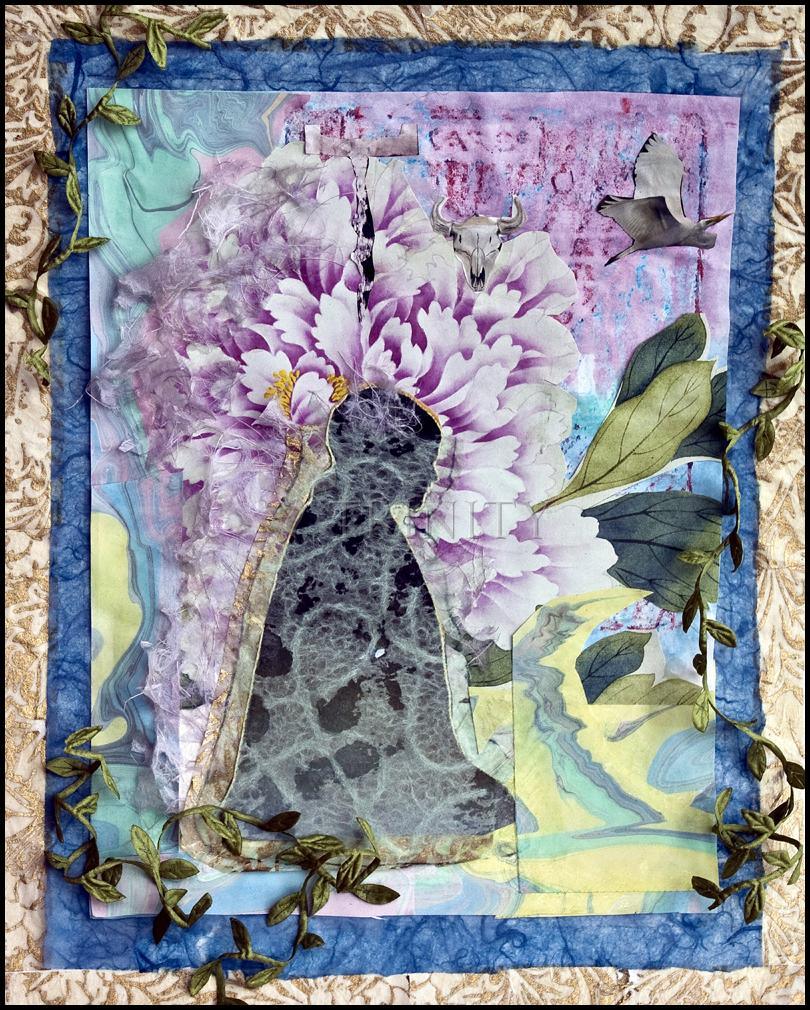 Wall Frame Gold - Meditating Monk by B. Gilroy – trinitystores