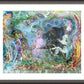 Wall Frame Espresso, Matted - Morning Mist Lifting by B. Gilroy