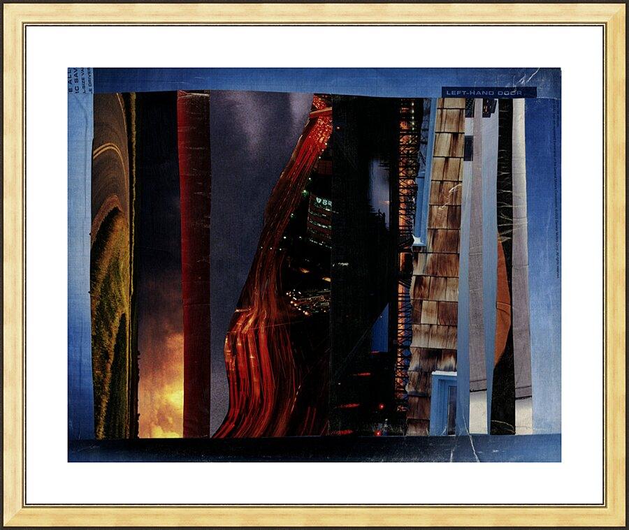 Wall Frame Gold, Matted - Night is Falling by B. Gilroy