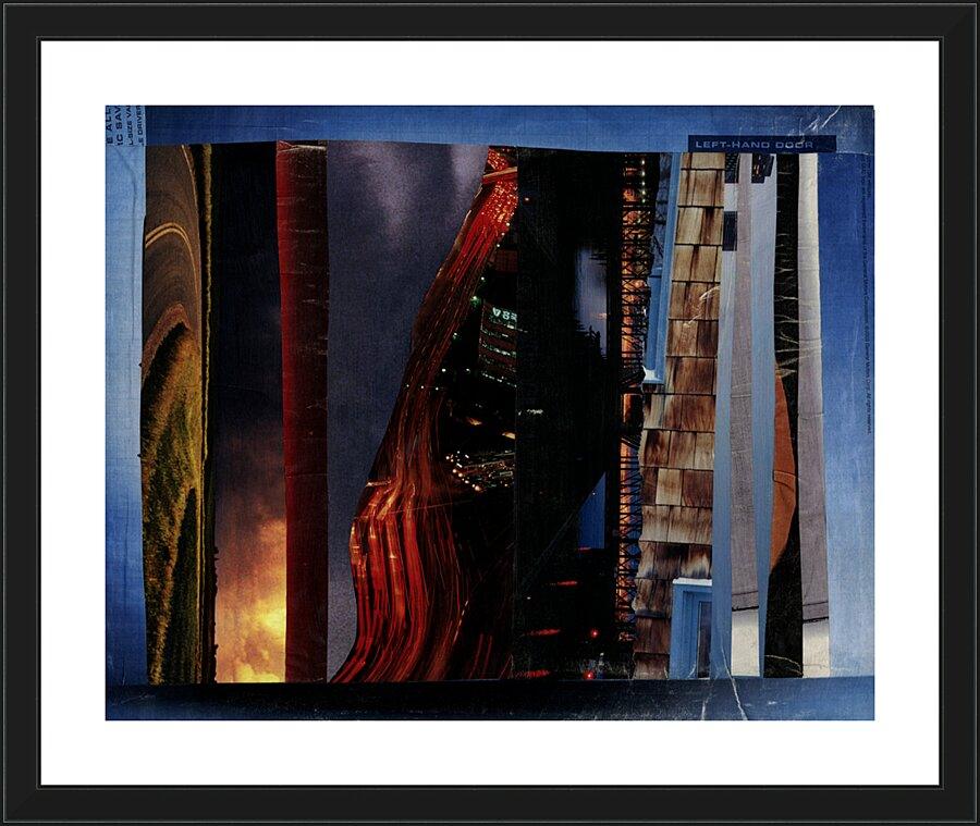 Wall Frame Black, Matted - Night is Falling by B. Gilroy
