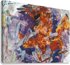 Canvas Print - Profile in Wing of Eagle with Pipe by B. Gilroy