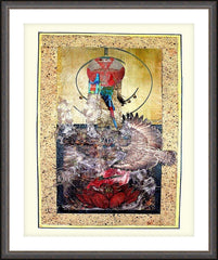 Wall Frame Espresso - Prayers for the World by B. Gilroy