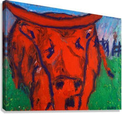 Canvas Print - Red Bull by B. Gilroy