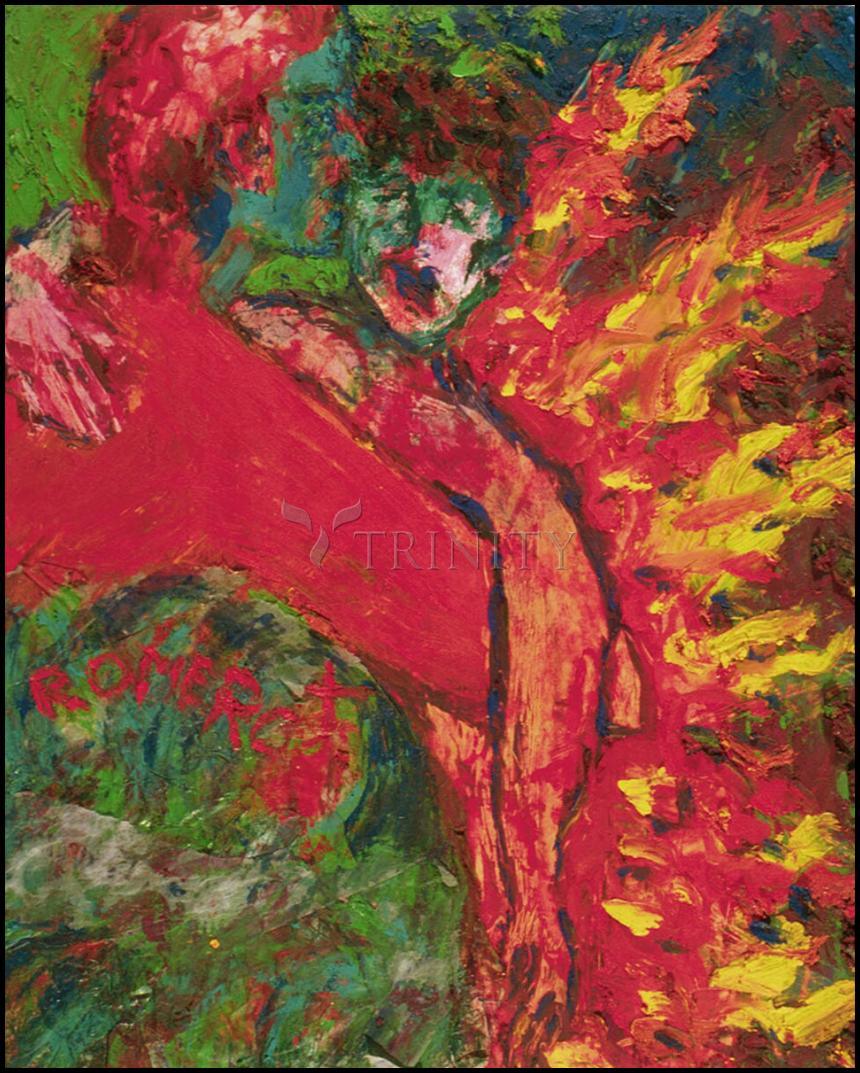 Canvas Print - St. Oscar Romero's Embrace by Fr. Bob Gilroy, SJ - Trinity Stores