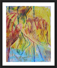 Wall Frame Black - Reaching Through the Veil by B. Gilroy