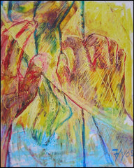 Acrylic Print - Reaching Through the Veil by B. Gilroy