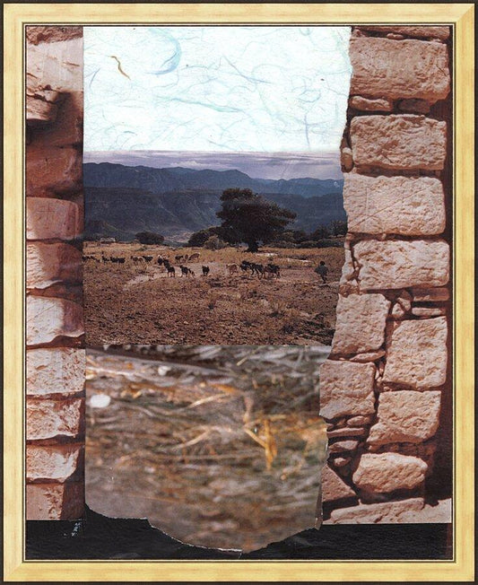 Wall Frame Gold - Shepherd's Gate by B. Gilroy