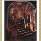 Wall Frame Gold, Matted - Split Staircase by B. Gilroy