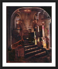 Wall Frame Black - Split Staircase by B. Gilroy