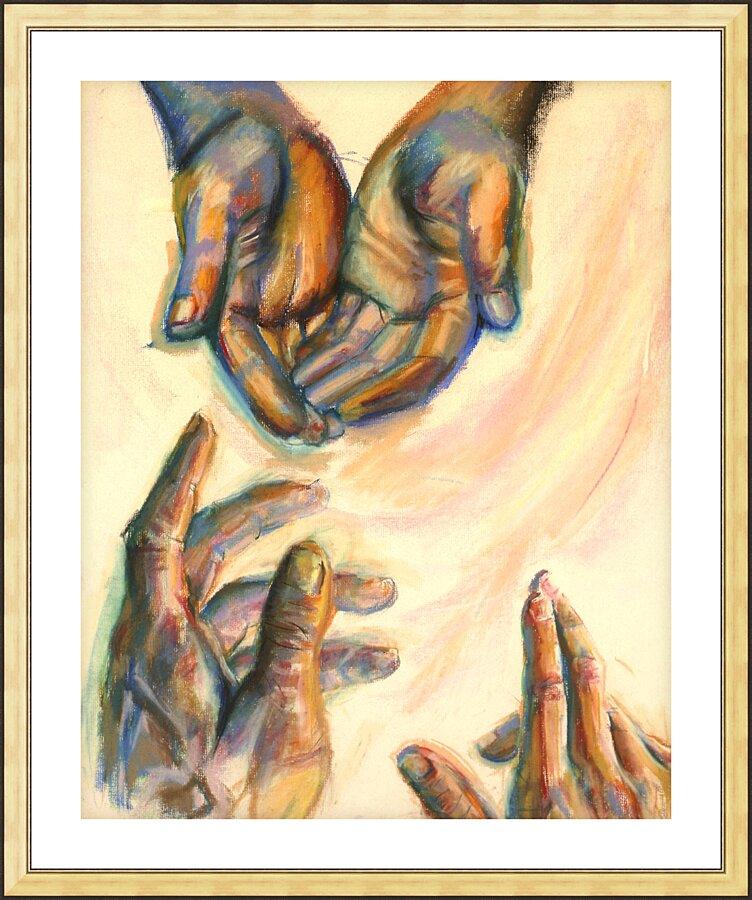 Wall Frame Gold - Take and Receive by B. Gilroy – Trinity Stores