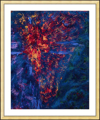 Wall Frame Gold - Torn Curtain by B. Gilroy